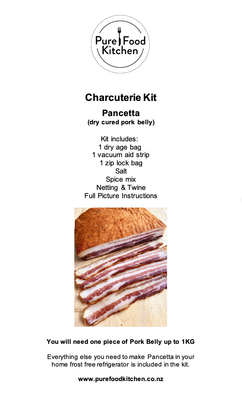 C1. Charcuterie Kit - Pancetta (Dry Cured Pork Belly)
