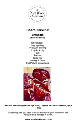 C2. Charcuterie Kit - Bresaola (Dry Cured Beef)