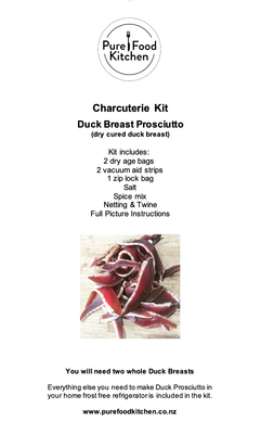 C4. Charcuterie Kit - Duck Prosciutto (Dry Cured Duck Breast)