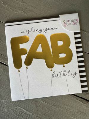 Card - A Fab Birthday