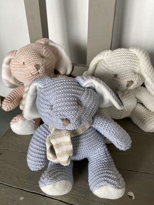 A Knitted Rabbit - 3 colours
