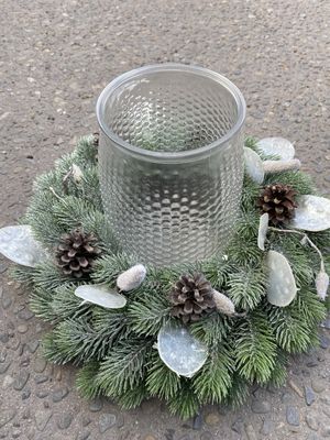 Blanc and Silver Centrepiece