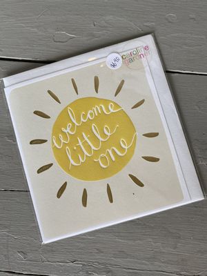 Card - welcome Little one