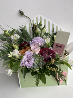 A With Love Envelope - Flowers and Hand Creme