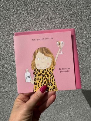Card -You&#039;re Amazing MUM - Must be  GIN-etic