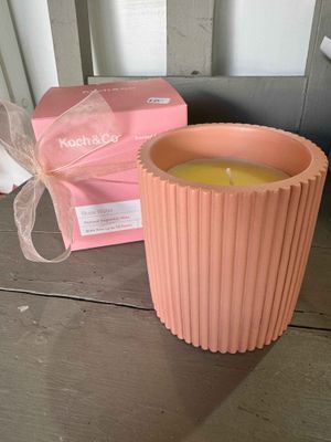 Pink Rose Water Candle