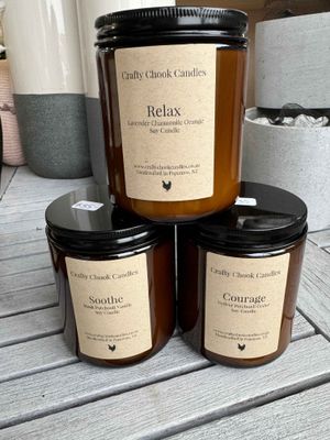 Crafty Chook Candles - Soothe, Relax and Courage