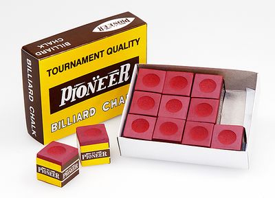 Pioneer Chalk x 12 Cubes - Red