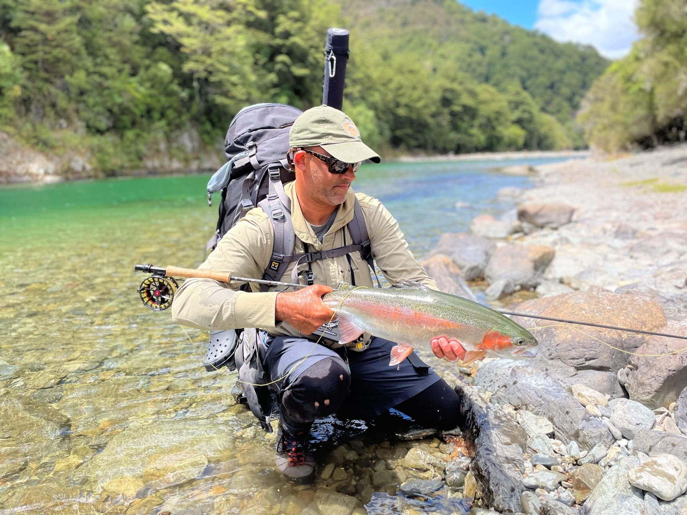 European Angler clear water nymphing