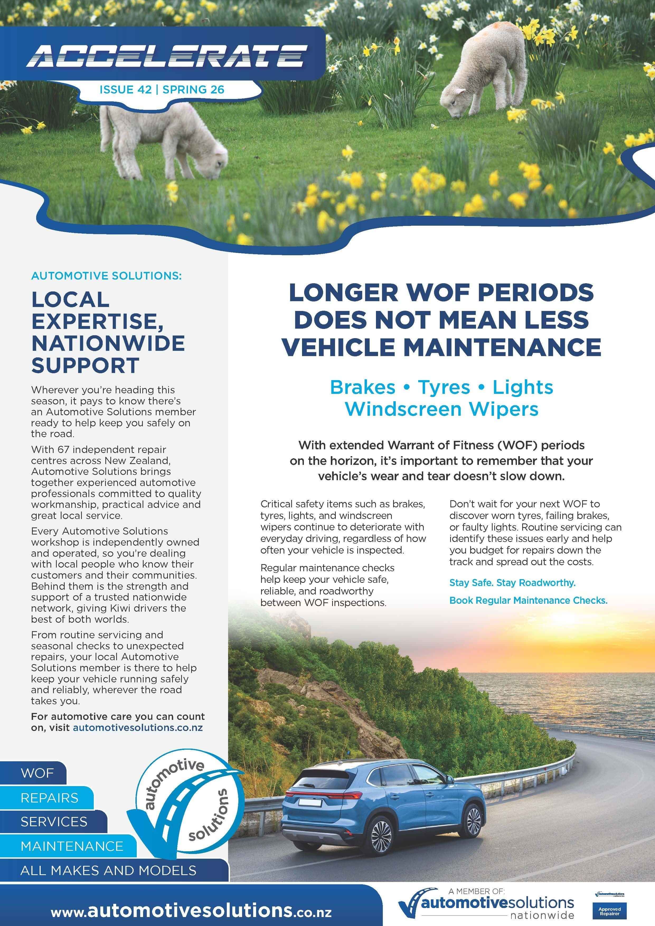 Automotive Solutions Spring Newsletter pg.1