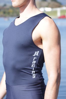 JL Men&#039;s Solid Navy Rowsuit