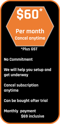 Monthly - Cancel anytime - FROM OCT22