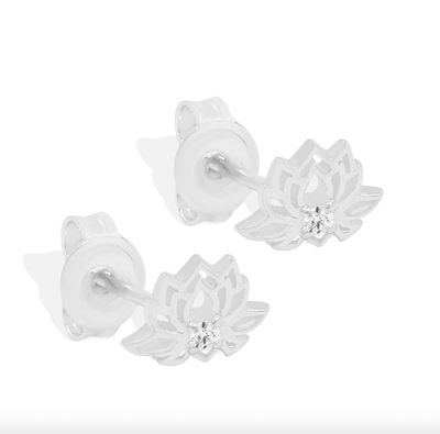 BY CHARLOTTE Blooming Under The Same Sun Studs - Silver