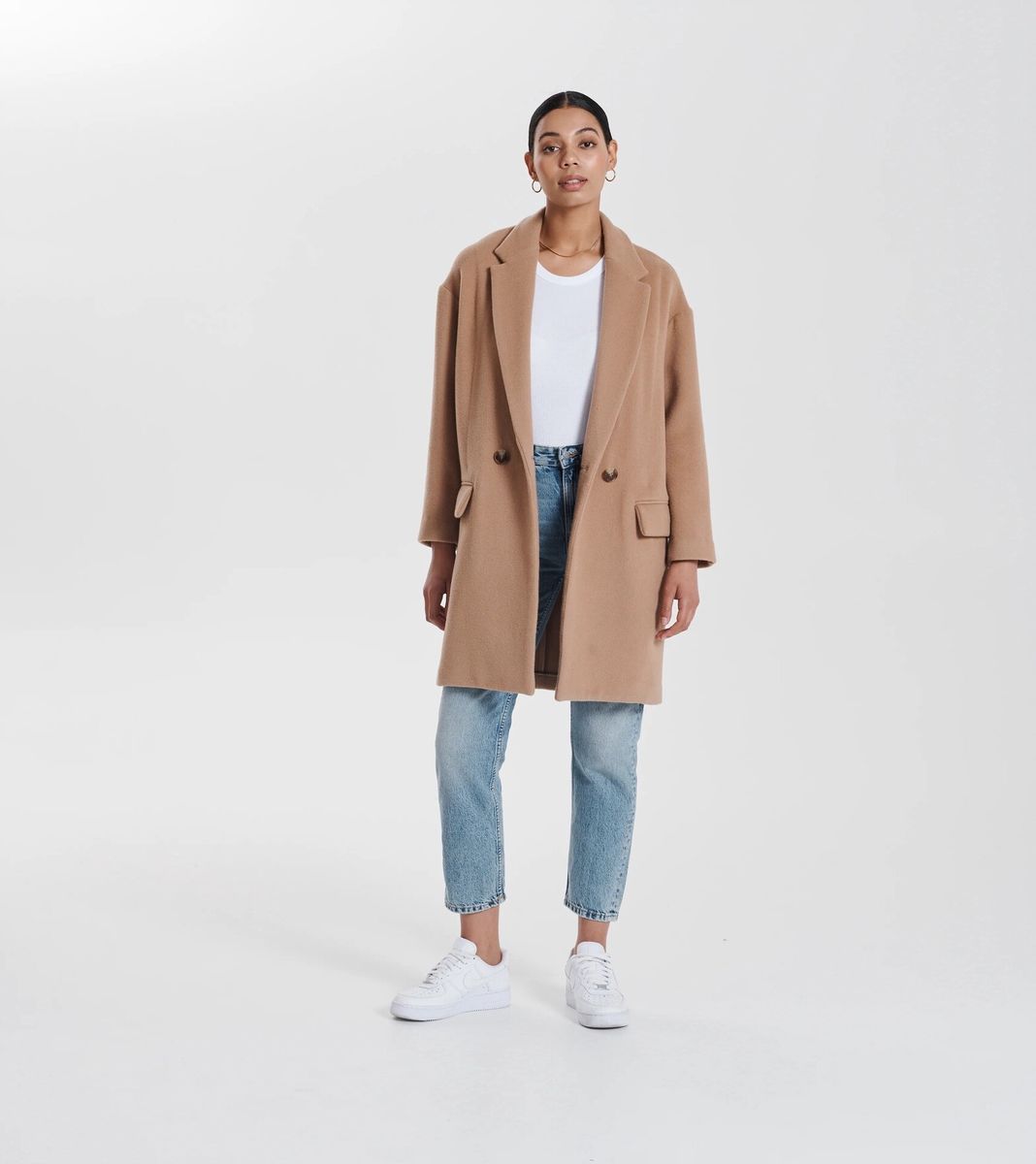 Jigsaw camel outlet coat