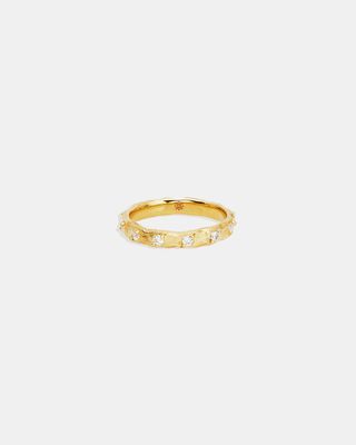 BY CHARLOTTE Cosmic Crystal Ring - Gold