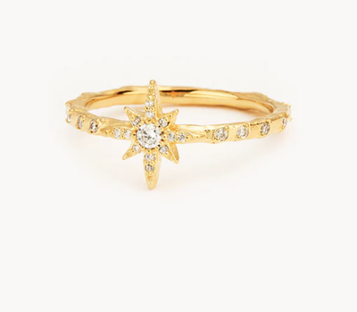 BY CHARLOTTE Dancing In Starlight Ring - Gold