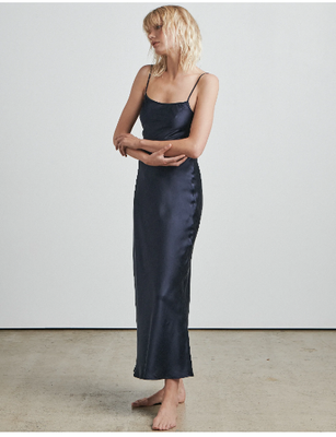 BARE BY CHARLIE HOLIDAY The Cami Slip Dress - Navy