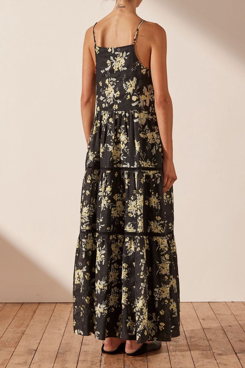 Shona joy tiered hot sale maxi dress