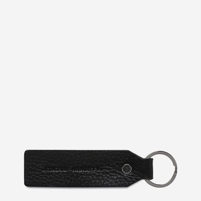 STATUS ANXIETY Make Your Move Leather Keyring - Black