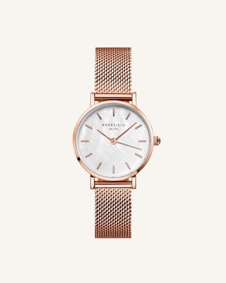 ROSEFIELD The Small Edit Watch - Pearl Rose Gold