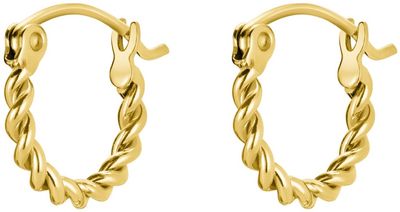 ROSEFIELD Twisted Hoops - Gold