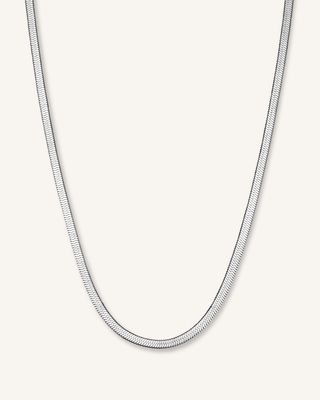 ROSEFIELD Snake Necklace - Silver