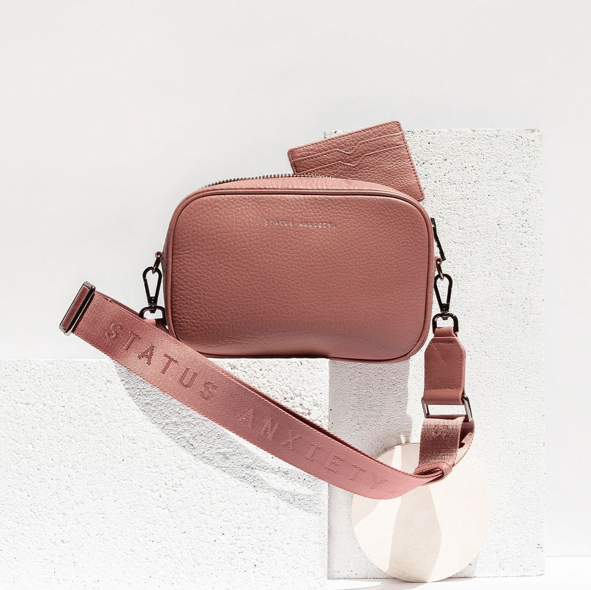 Dusty Rose Cross Body Strap