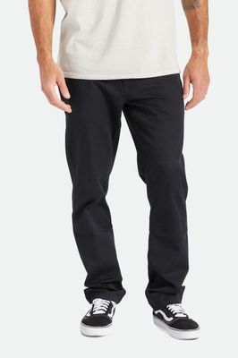 BRIXTON Choice Chino Regular Pants - Black
