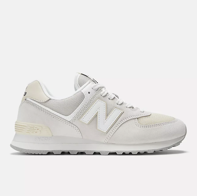 NEW BALANCE 574 Sneaker - White/Grey