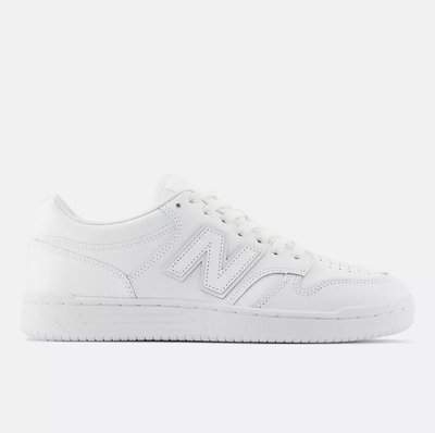NEW BALANCE 480 Sneaker - White Leather