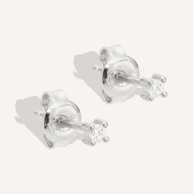 BY CHARLOTTE Pure Light Stud Earrings - Stirling Silver