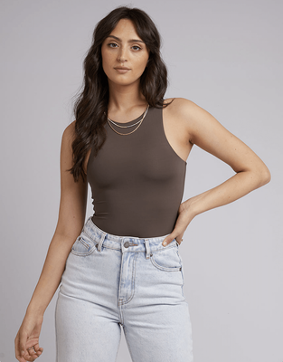 ALL ABOUT EVE Mimi Bodysuit - Brown