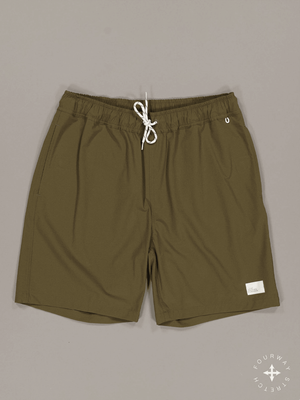 JUST ANOTHER FISHERMAN Crewman Shorts - Olive