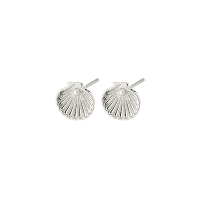 PILGRIM Opal Recycled Seashell Earrings - Silver Plated