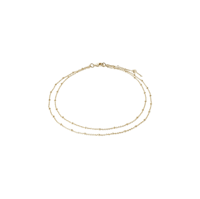 PILGRIM Elka Ankle Chain 2 in 1 - Gold Plated