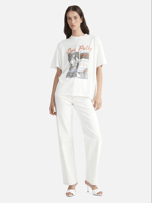 ENA PELLY On Vacation Relaxed Tee - Vintage White