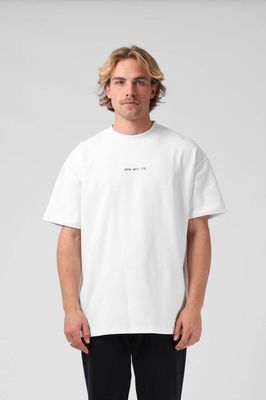 RPM Sanded OS Tee - White