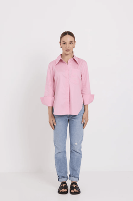 TUESDAY LABEL George Shirt - Rose Pink