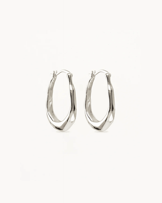 BY CHARLOTTE Radiant Energy Large Hoops - Stirling Silver
