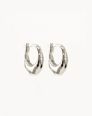 BY CHARLOTTE Radiant Energy Small Hoops - Stirling Silver