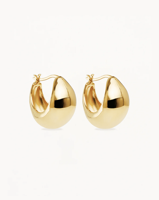 BY CHARLOTTE Sunkissed Large Hoops - 18k Gold Vermeil