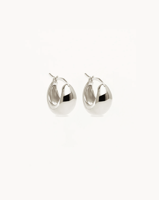 BY CHARLOTTE Sunkissed Small Hoops - Stirling Silver