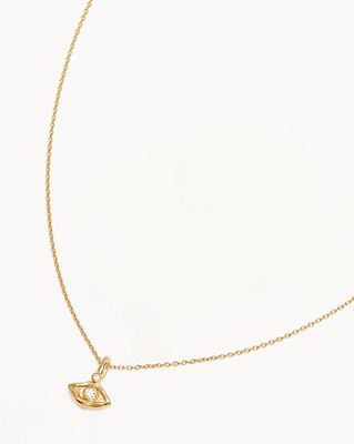 BY CHARLOTTE I Am Protected Necklace - 18k Gold Vermeil
