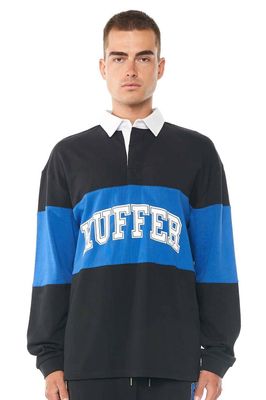 HUFFER Grand Rugby Shirt/OG - Basalt