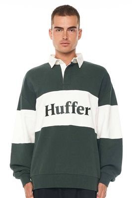 HUFFER Grand Rugby Shirt - Forest