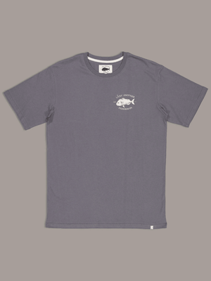 JUST ANOTHER FISHERMAN Snapper Logo Tee - Shadow