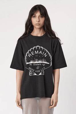 REMAIN Oceans Edge Tee - Washed Black