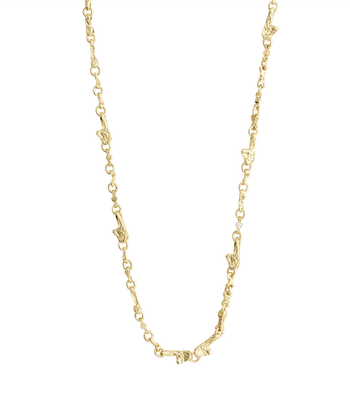 PILGRIM Hallie Organic Shaped Crystal Necklace - Gold Plated