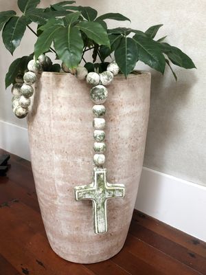 Clay Rosary - Verde