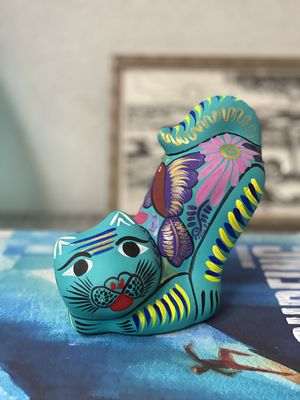 Hand painted Ceramic Cat